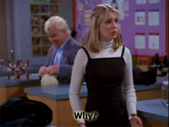 "Sabrina the teenage witch asks why"